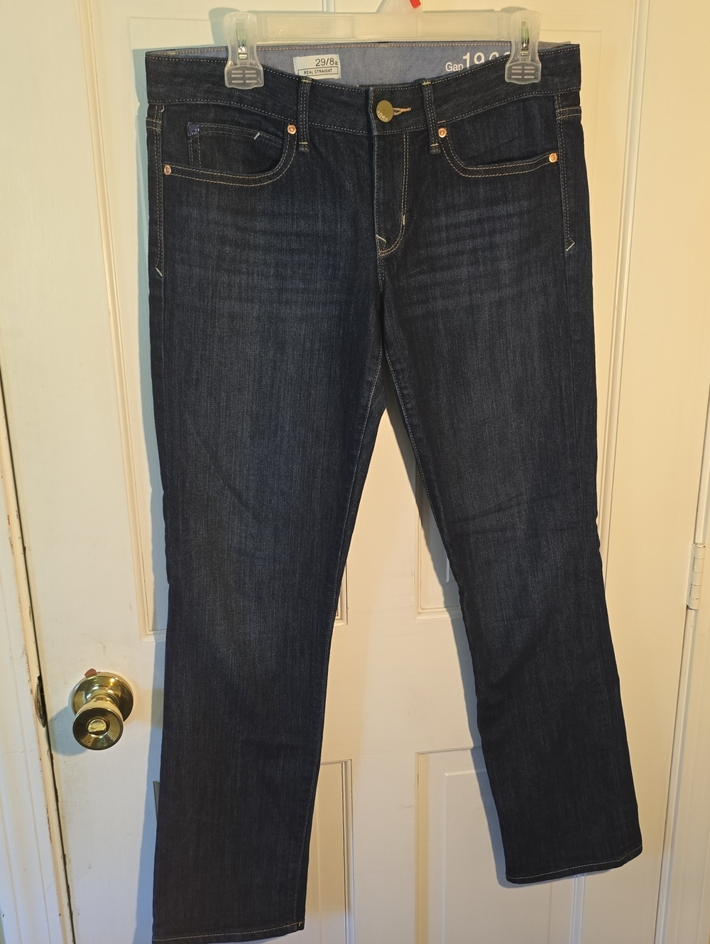 Gap 1969 Dark Indigo Straight-Leg Women’s Jeans Size 29/8